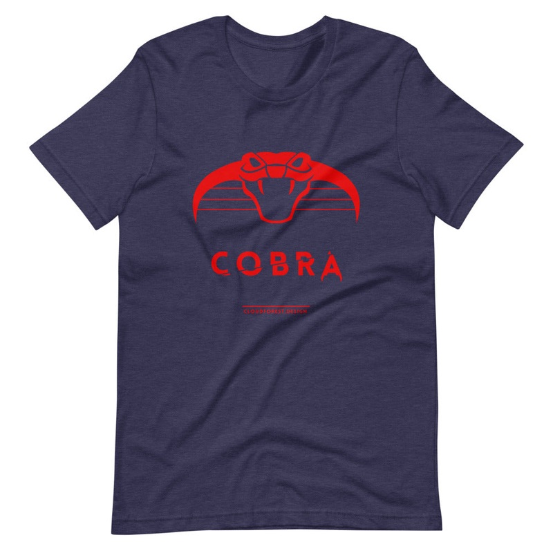 G.I. Joe Style Cobra Short-Sleeve Unisex T-Shirt Black Heather XS