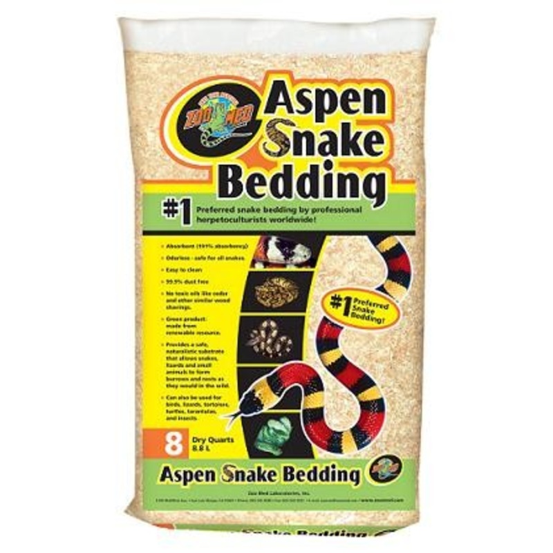 Zoo Med Aspen Snake Bedding 8 quart