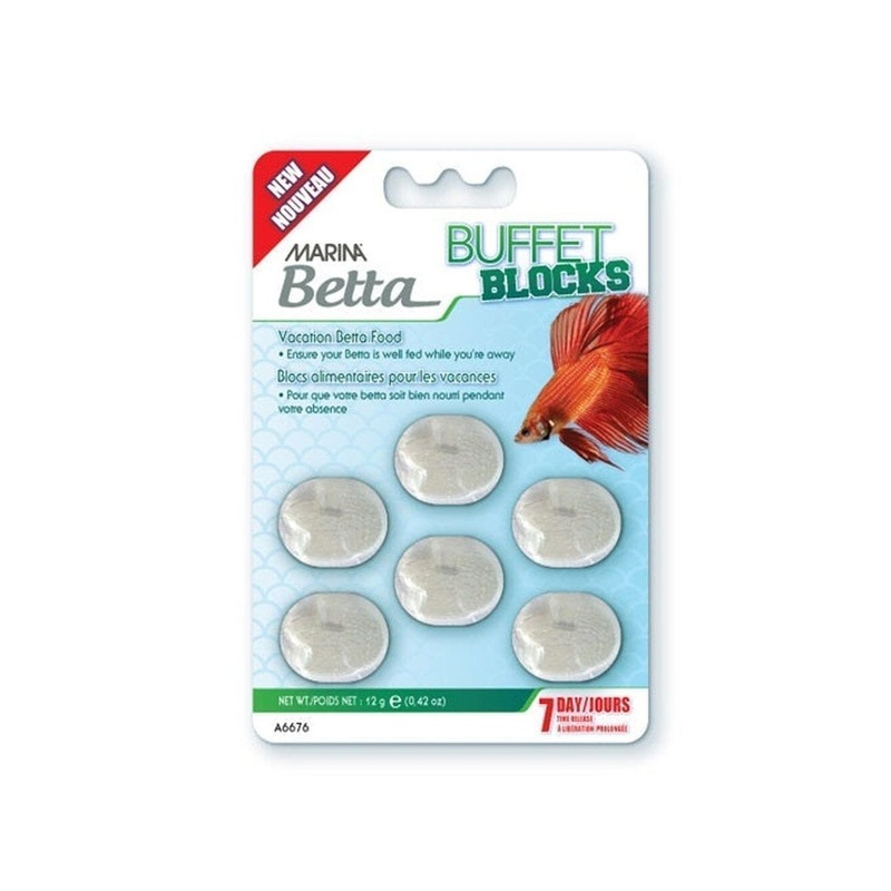 Marina Betta Vacation Block Food, .42oz