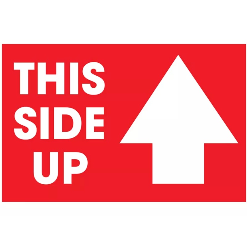 “This Side Up” Label – 3 x 5″