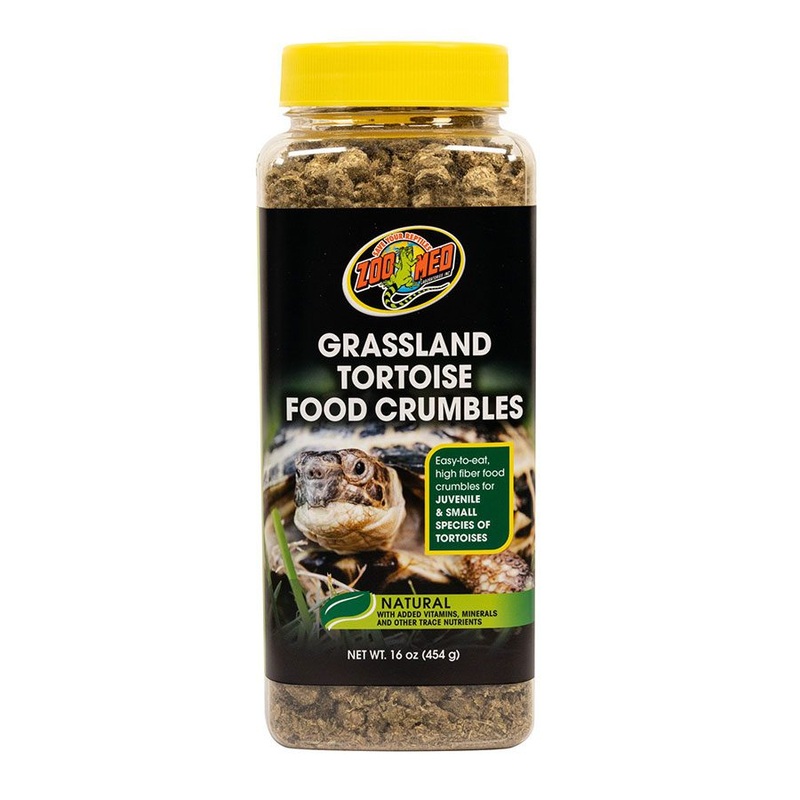 Zoo Med Grassland Tortoise Crumbles 16oz