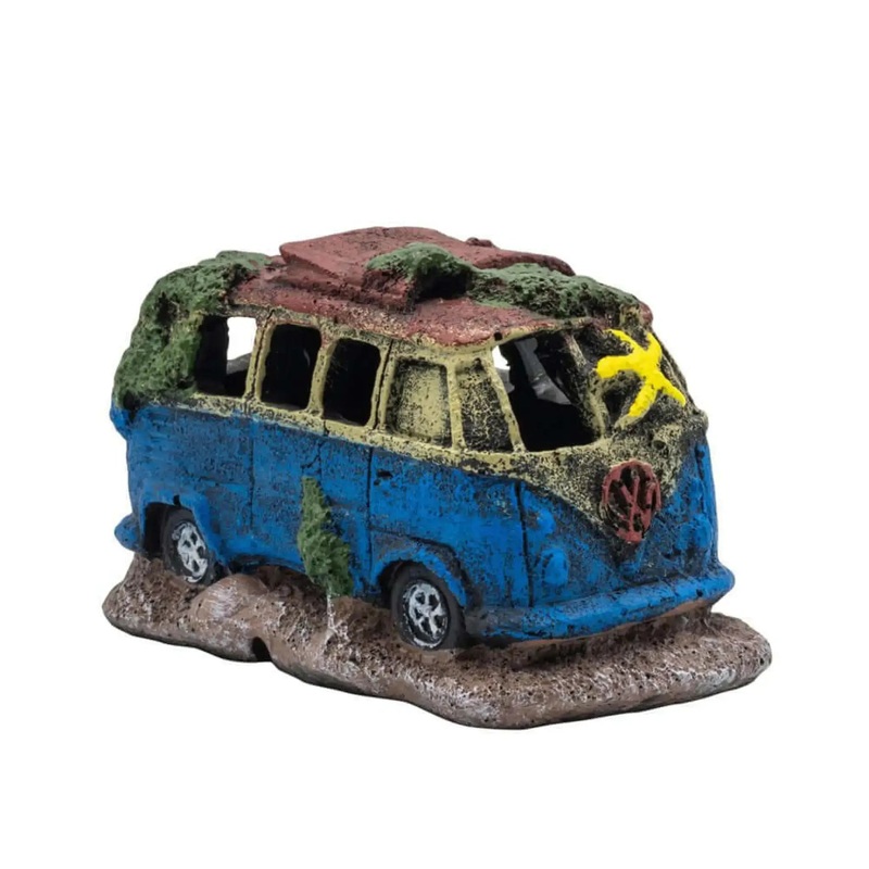 AquaSpectra Sunken Vintage Camper Van 13×7.3x8cm