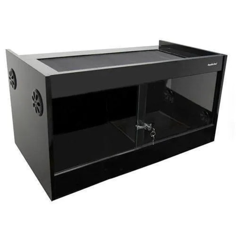 Reptile One S2M Vivarium Reptile Enclosure 90x45x45cm Black