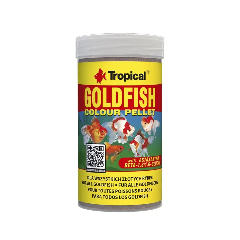 Tropical Goldfish Colour Pellets 36g