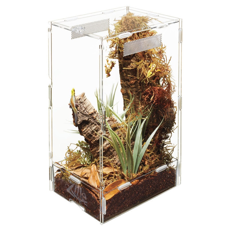 Zilla Micro Habitat Terrariums Arboreal 4x4x8