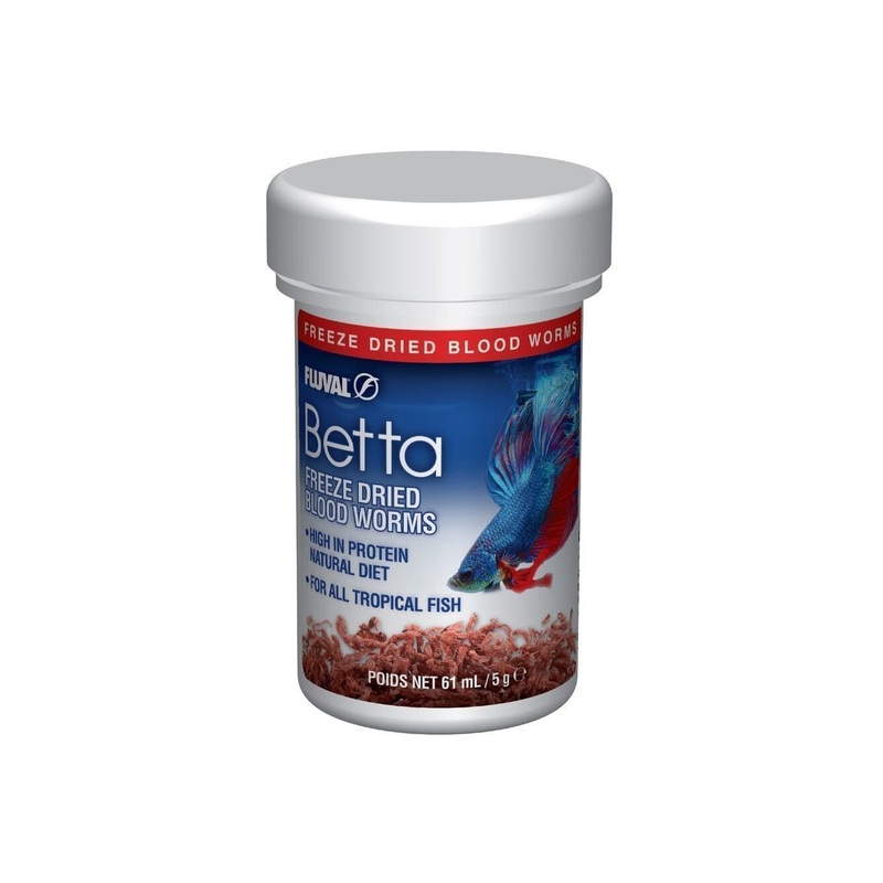 Fluval Betta Bloodworms – 5 g (0.18 oz)