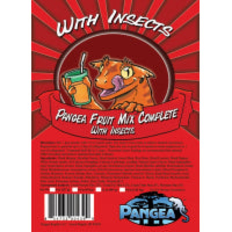 Pangea Fruit Mix With Insects Complete Gecko Diet  – red 2 oz