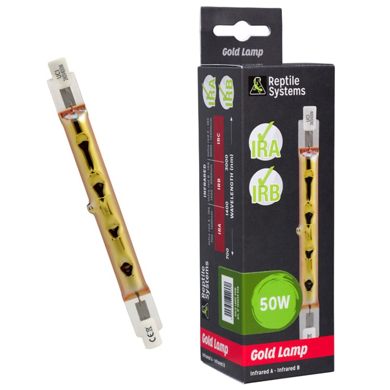 Reptile Systems Gold Infrared Lamp Replacement Bulb 50 watt