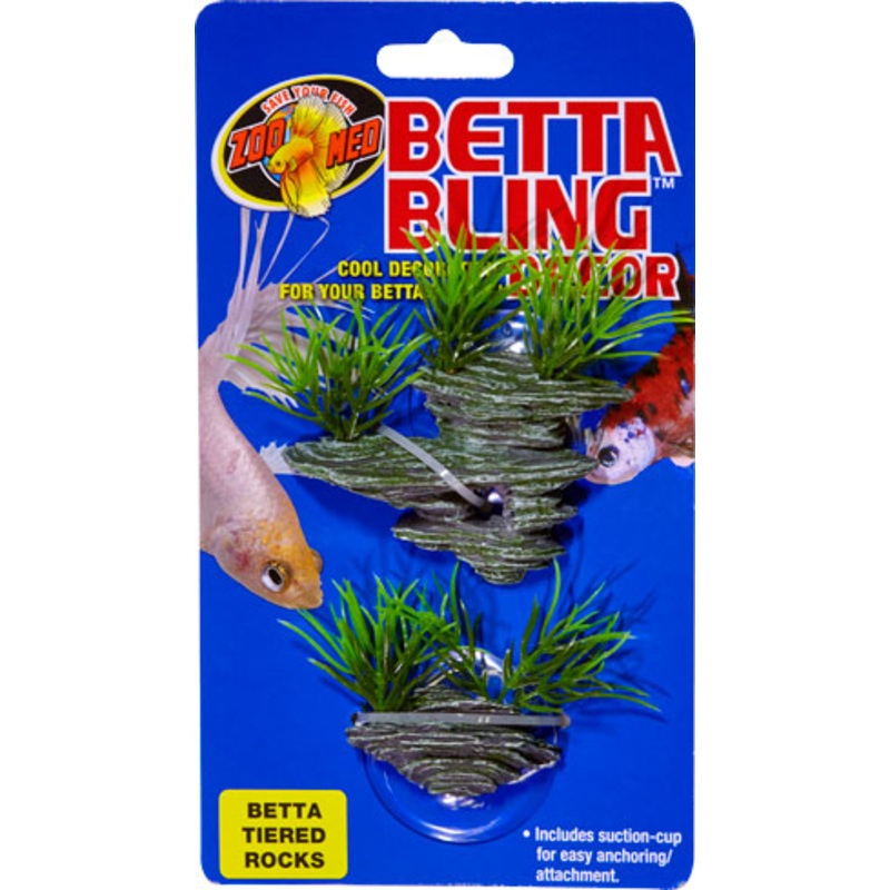 Zoo Med Betta Bling Decor  Tiered Rocks