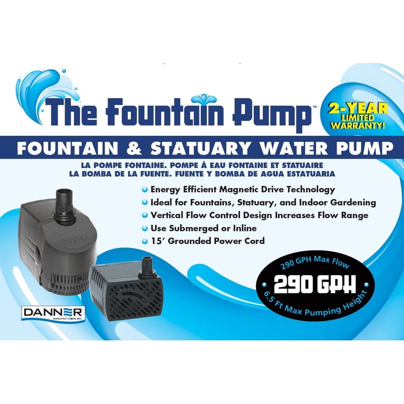 Danner The Fountain pump 290gph