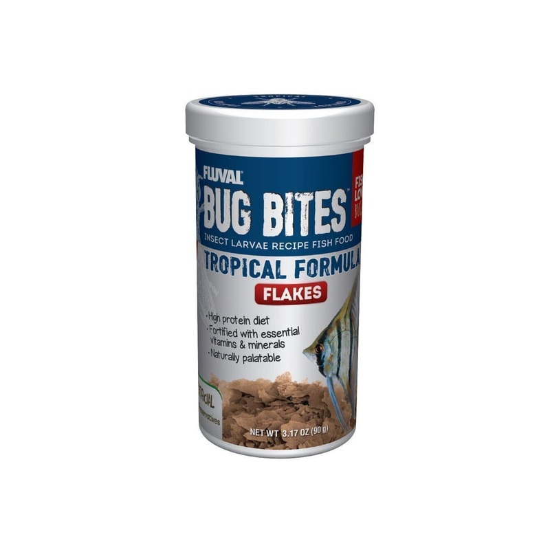 Fluval Bug Bites Tropical Flakes 3.17oz