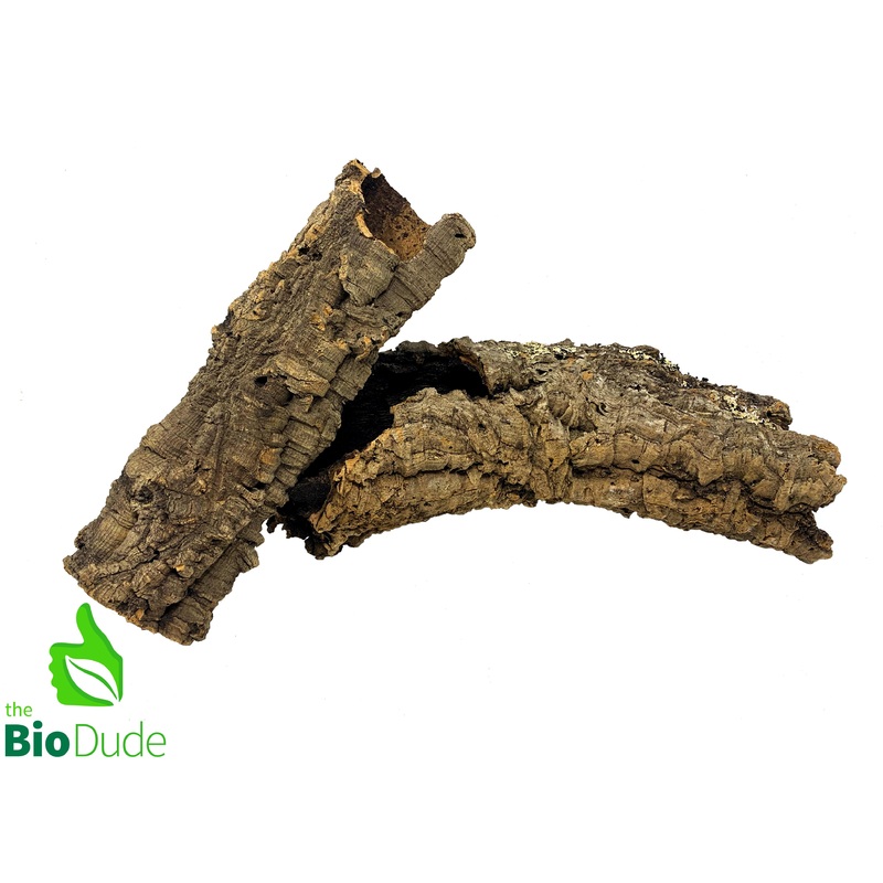 Reptile Cork Bark Tubes – for orchids, frogs, lizards and snakes 1 pound