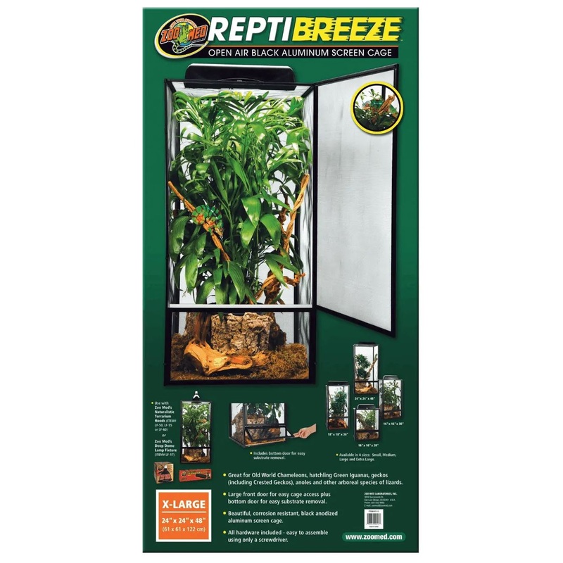 ZM ReptiBreeze Screen Cage 61x61x122cm NT-13