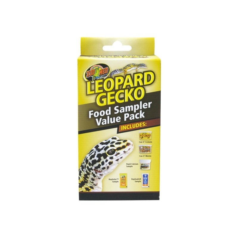 Zoo Med Leopard Gecko Food Sampler Value Pack Display 1ea