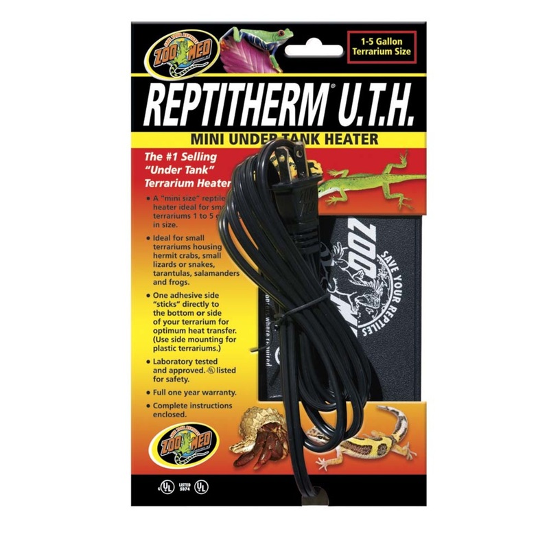 Zoo Med ReptiTherm Under Tank Heater 4″ X 5″ Mini