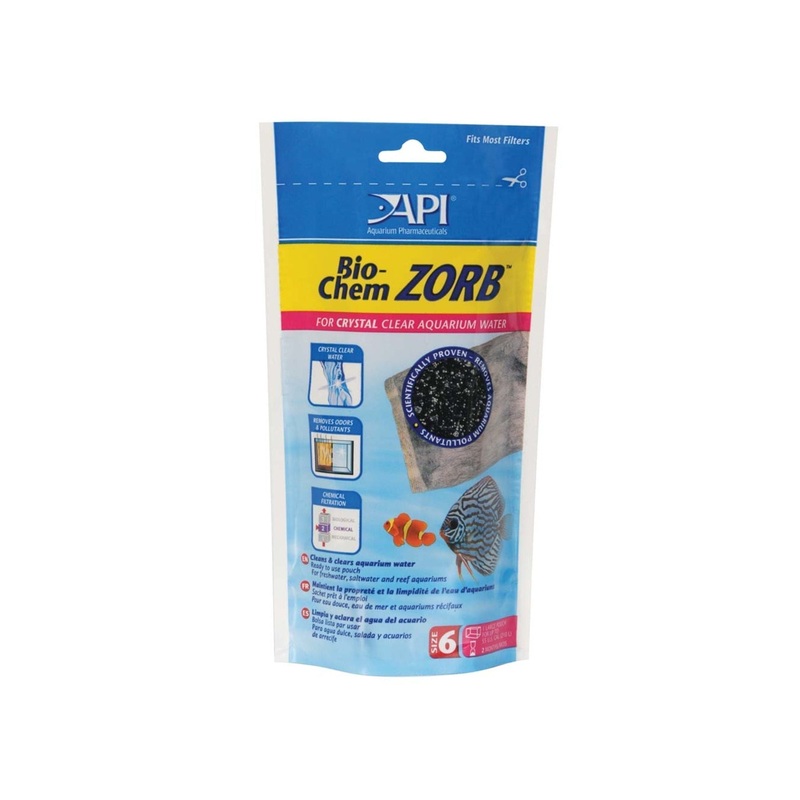 API BIO-CHEM ZORB Aquarium Filter Media, Size 6