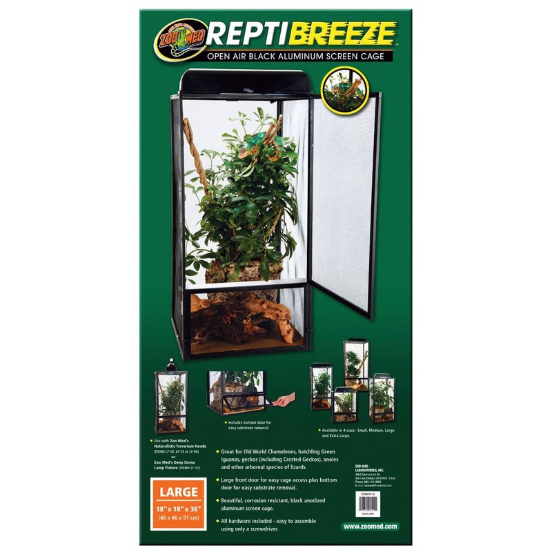 ZM ReptiBreeze Screen Cage 46x46x92cm NT-12