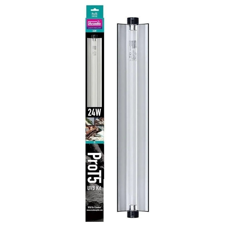 Arcadia Pro T5 14% UVB 24w Reptile Lighting Kit
