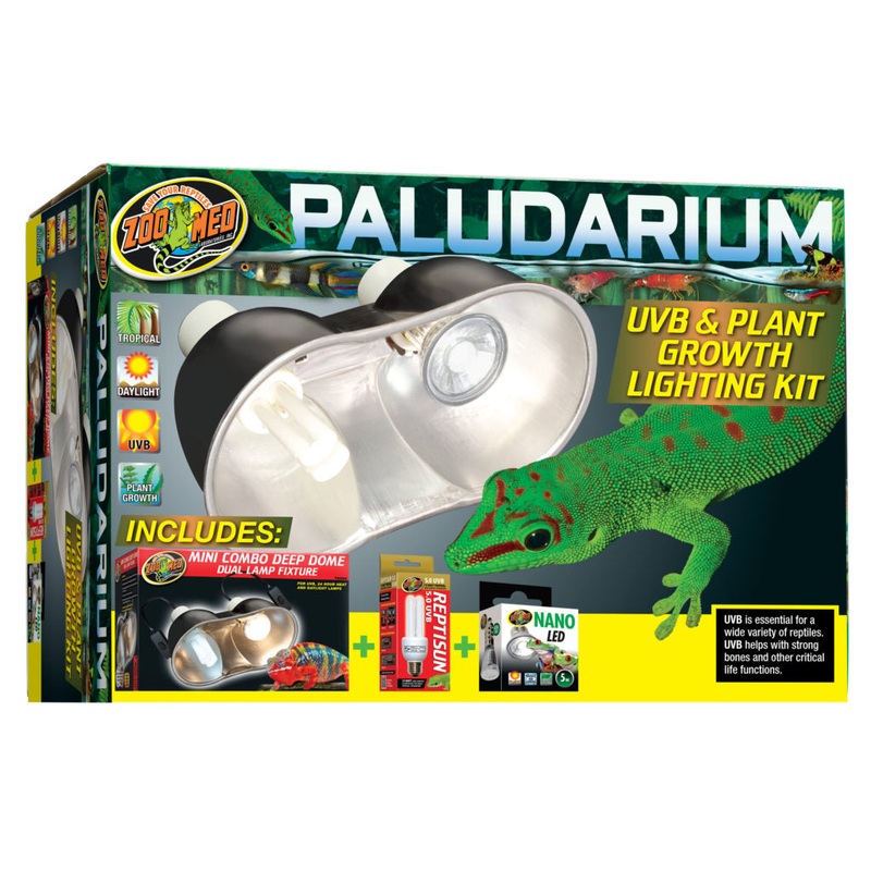 ZM Paludarium UVB & Plant Growth Lighting Kit