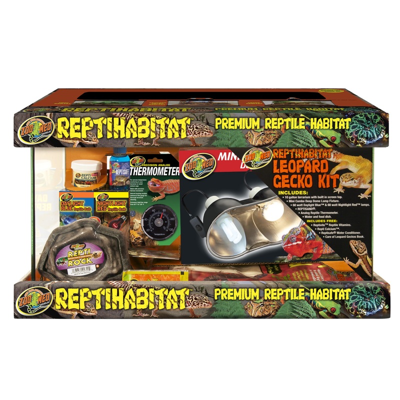 Zoo Med ReptiHabitat 10 Gallon Leopard Gecko Kit