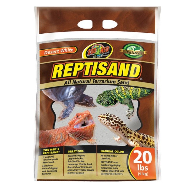 Zoo Med ReptiSand All Natural Terrarium Sand Natural Red 10 lbs.