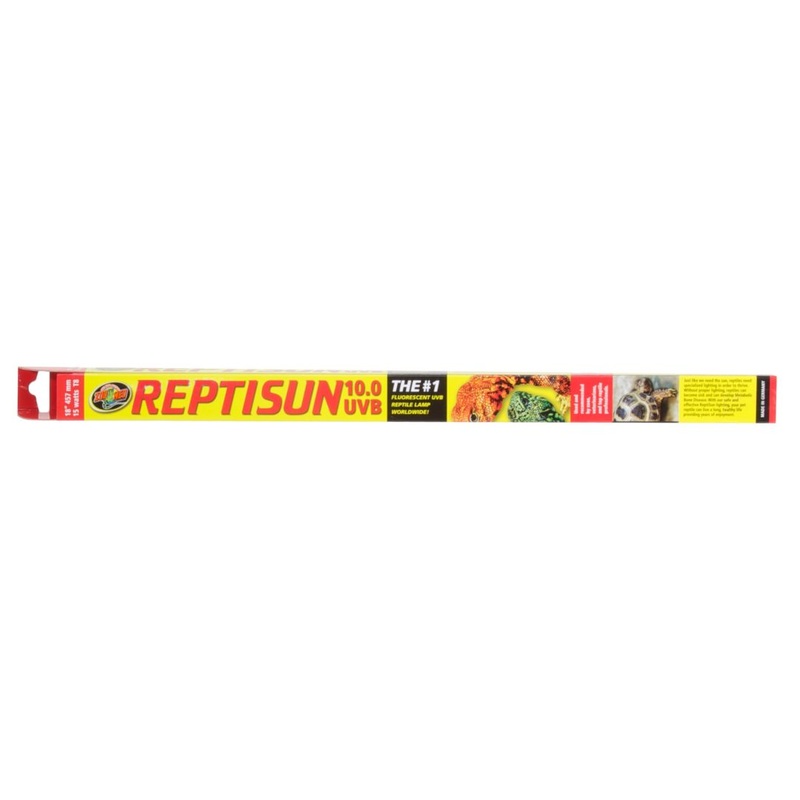 Zoo Med Reptisun 10.0 T8 UVB Fluorescent Bulb 18″ 15w OS-18