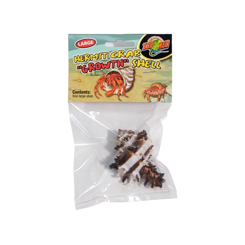 Zoo Med Hermit Crab Growth Shell Assorted, 1ea/LG, 1 pk