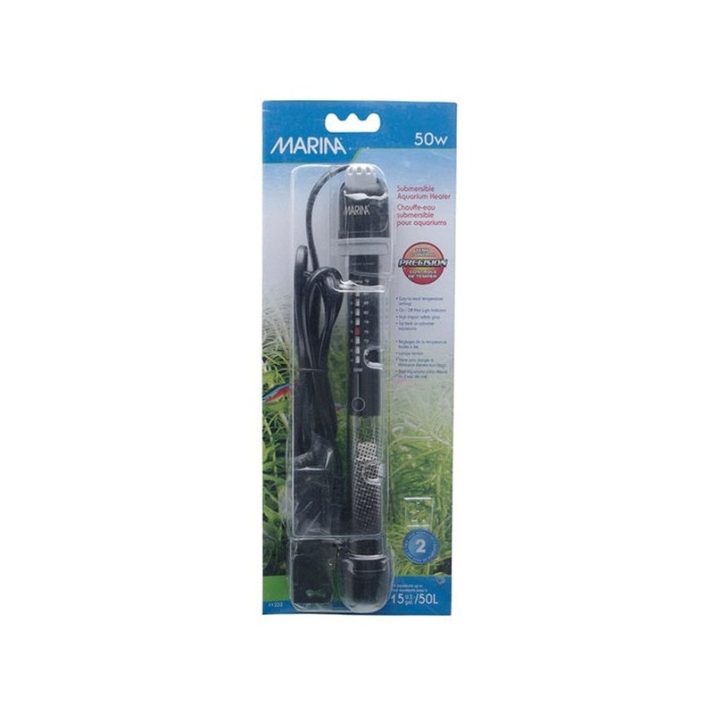 Marina Submersible Heater 8.5in 50W (15 gal.)