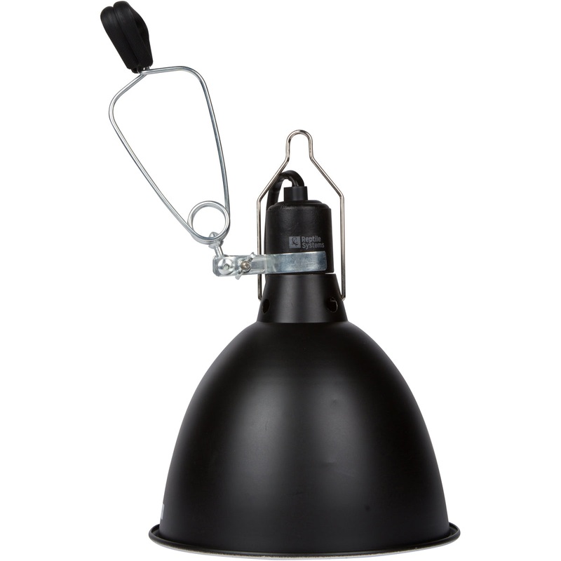 Reptile Systems Ceramic Clamp Lamp – Black Edition Small – 5.5″ – 75w