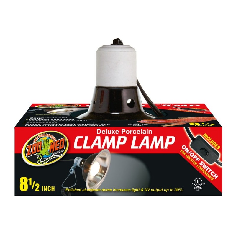 Zoo Med Deluxe Porcelain Clamp Lamp 5.5 inch