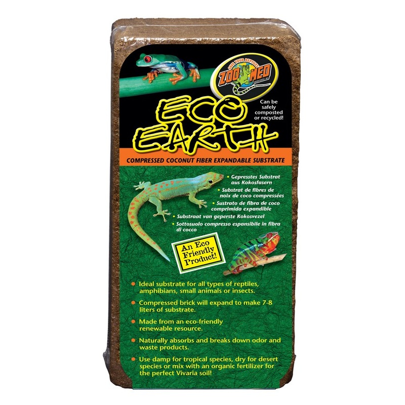 Zoo Med Eco Earth Compressed Coconut Fiber Substrate 1pk