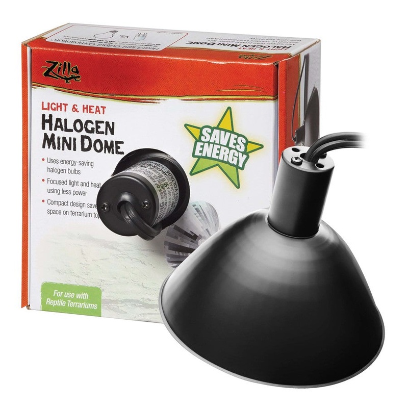 Zilla Halogen Mini Dome Fixture