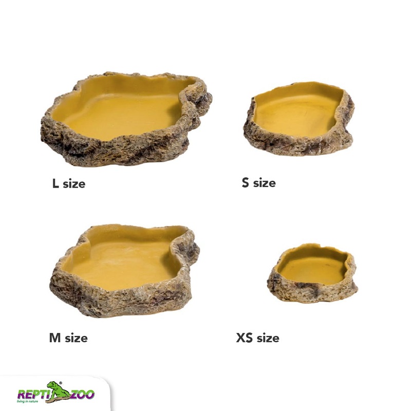 REPTIZOO Food Dish 11 x 8.7 x 2.8cm(H) #ERB10XS