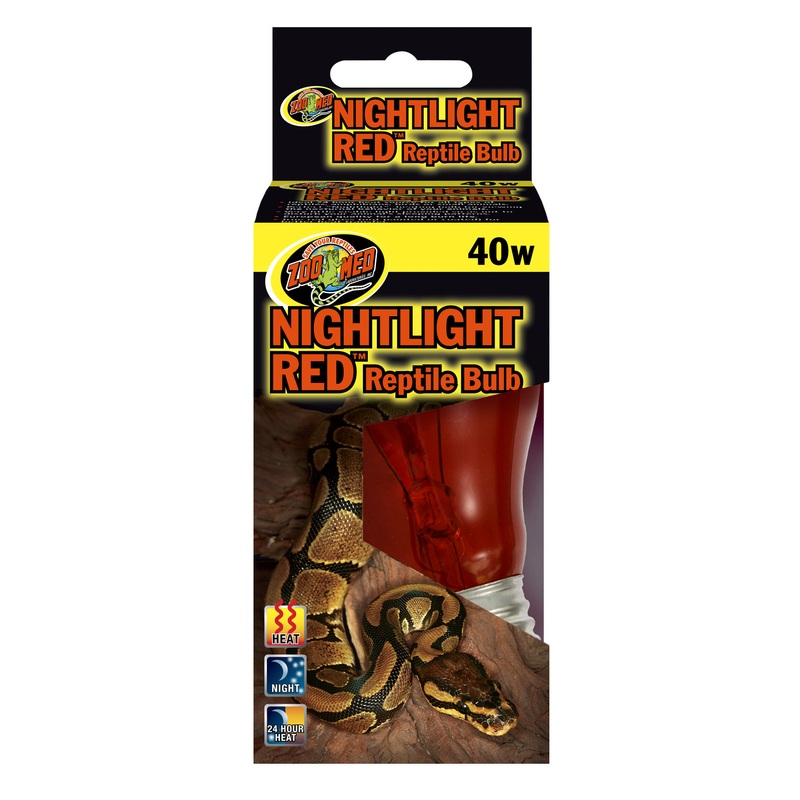 Zoo Med Nightlight Red Reptile Bulb 40w