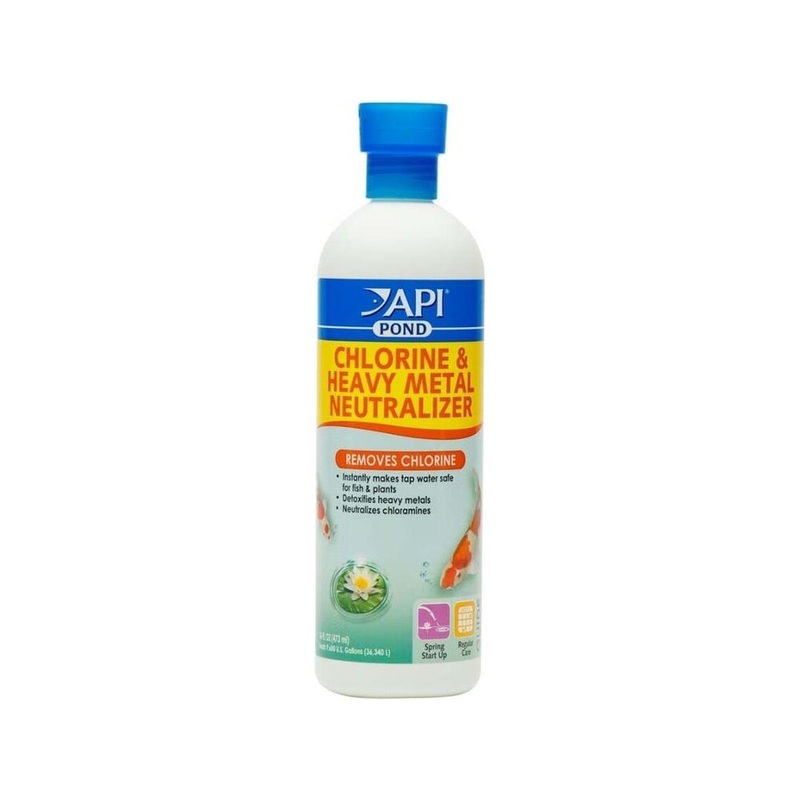 API Pond Chlorine & Heavy Metal Neutralizer 16 fl oz
