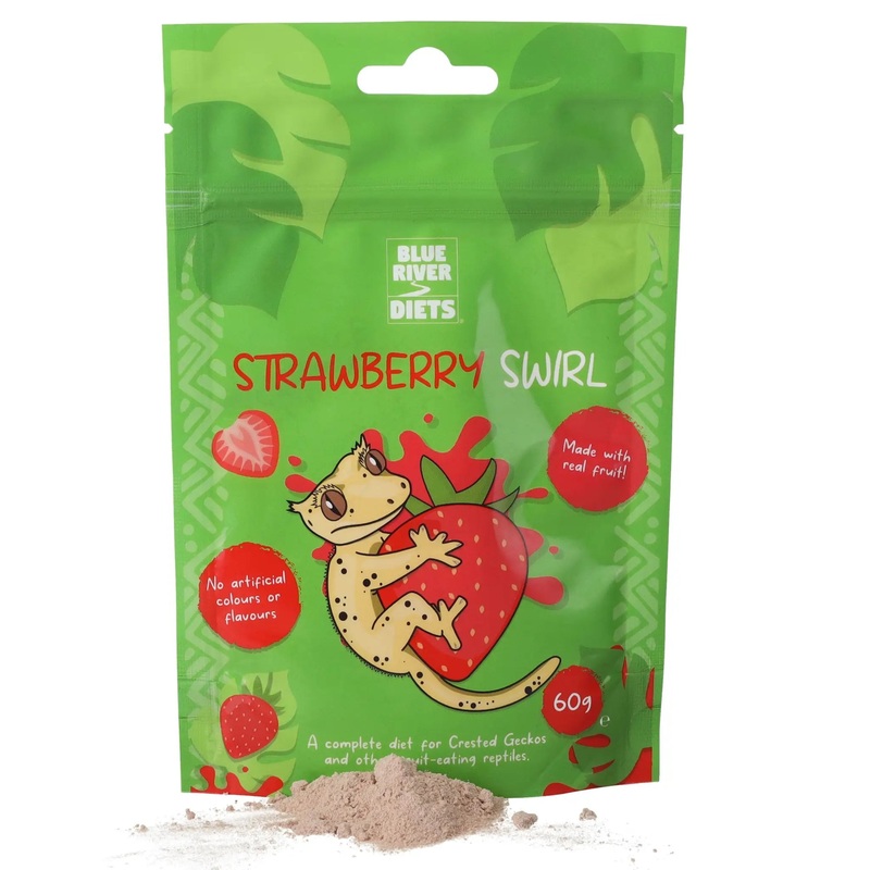 Blue River Strawberry Swirl Gecko Diet 60g