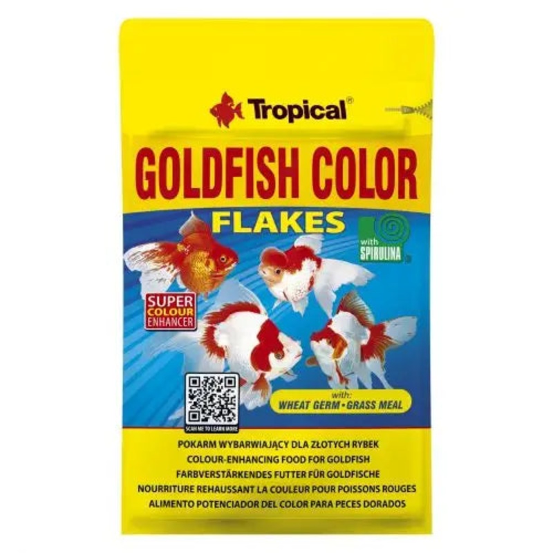 Tropical Goldfish Colour Enhancing Flakes 12g