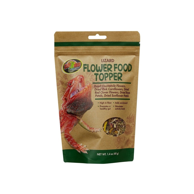 Zoo Med Lizard Flower Food Topper, 1.4oz