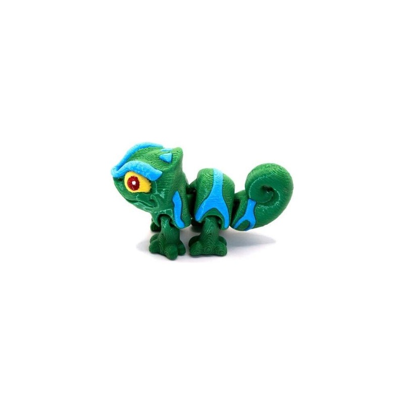 3D Printed Chibi Panther Chameleon – Mini 3D Printed Chibi Panther Chameleon – Mini