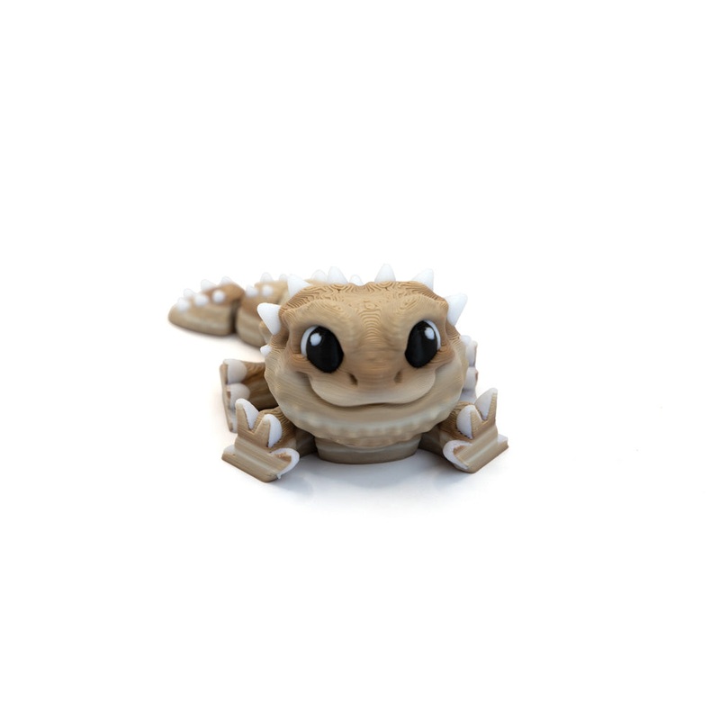 3D Printed Chibi Tan Bearded Dragon – Mini 3D Printed Chibi Tan Bearded Dragon – Mini