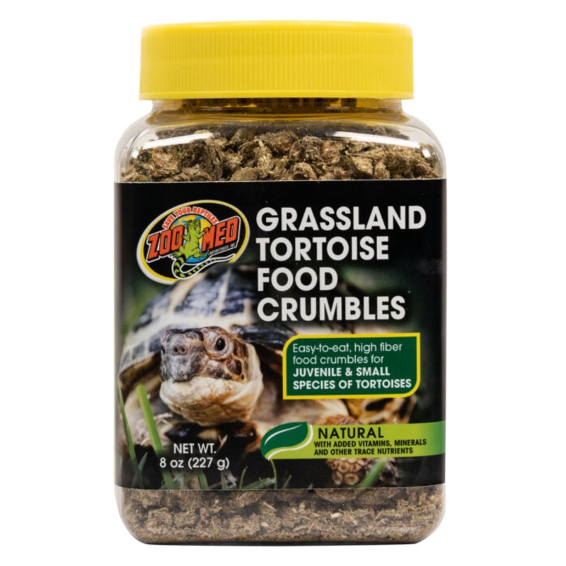 Zoo Med Grassland Tortoise Food Crumbles 8 oz