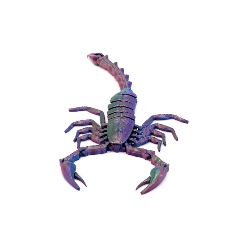 3D Printed Multi-Color Scorpion – Small 3D Printed Multi-Color Scorpion – Small