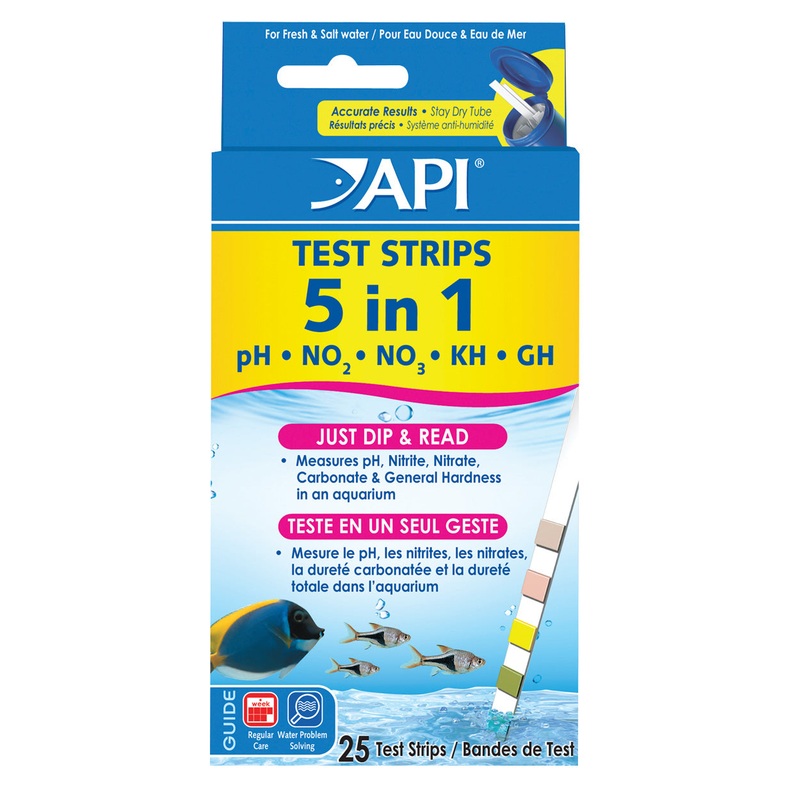 API 5 in 1 Test Strips 4 Pack