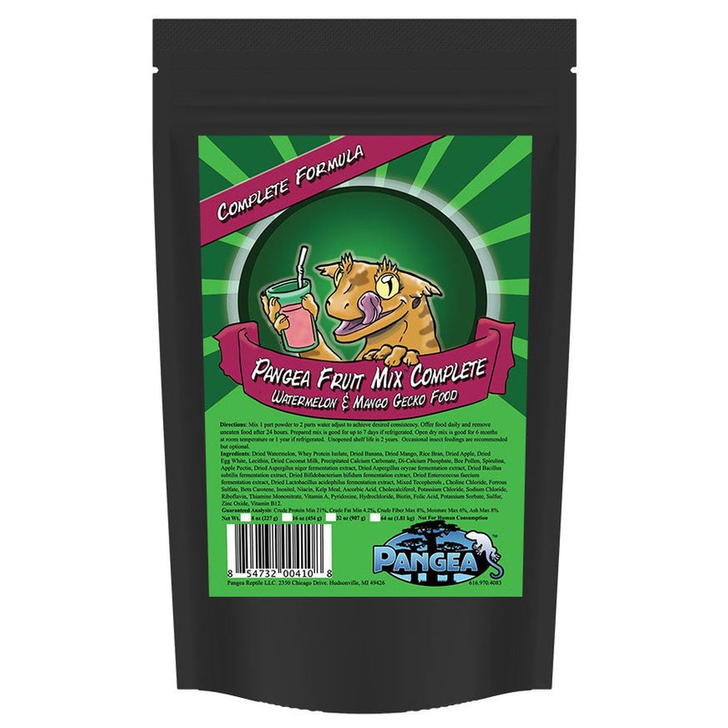 Pangea Fruit Mix Watermelon  Complete Gecko Diet  – green 2 oz