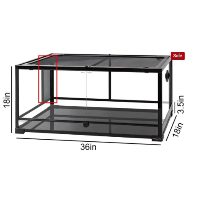 1pc of Glass Replacement of Mesh Screen & 2 Bags of Screws & 1 pc of Rod #1 of RK0119