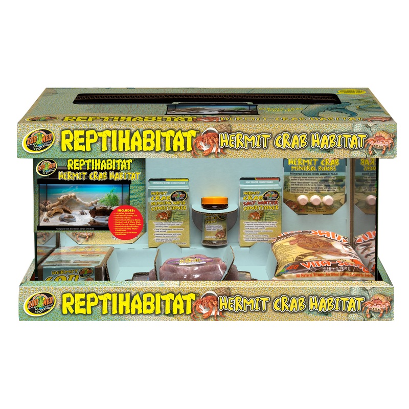 Zoo Med 10 Gallon ReptiHabitat Hermit Crab Kit