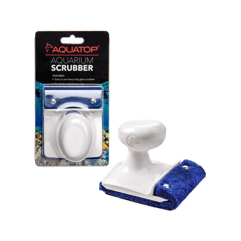 Aquatop Glass Aquarium Hand Held Scrubber Padded 1ea