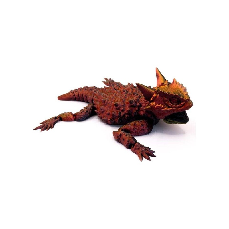 3D Printed Multi-Color TX Horned Lizard – Large 3D Printed Multi-Color TX Horned Lizard – Large