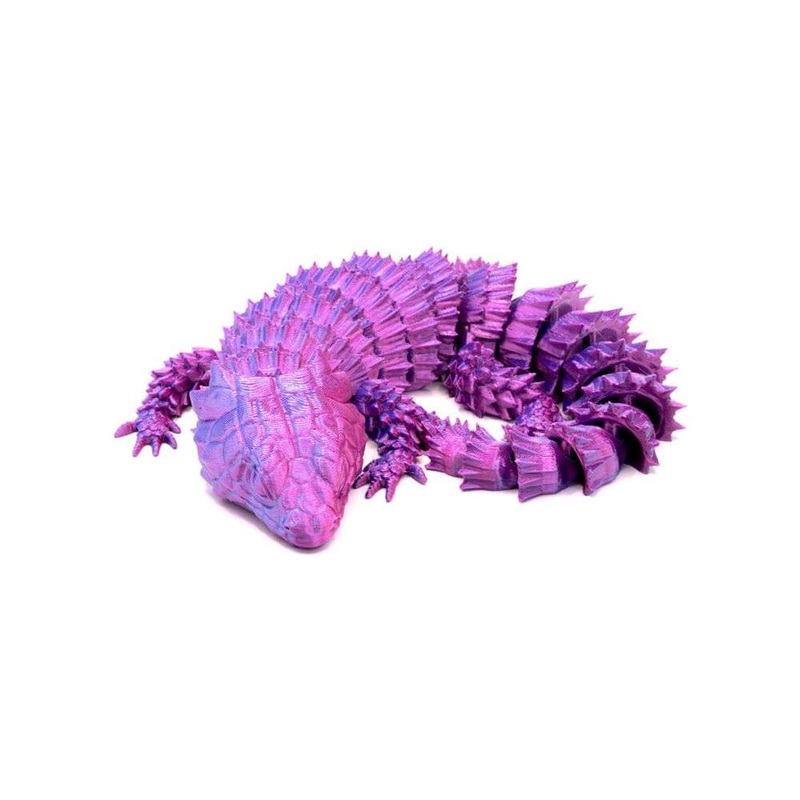 3D Printed Multi-Color Armadillo Lizard – Large 3D Printed Multi-Color Armadillo Lizard – Large