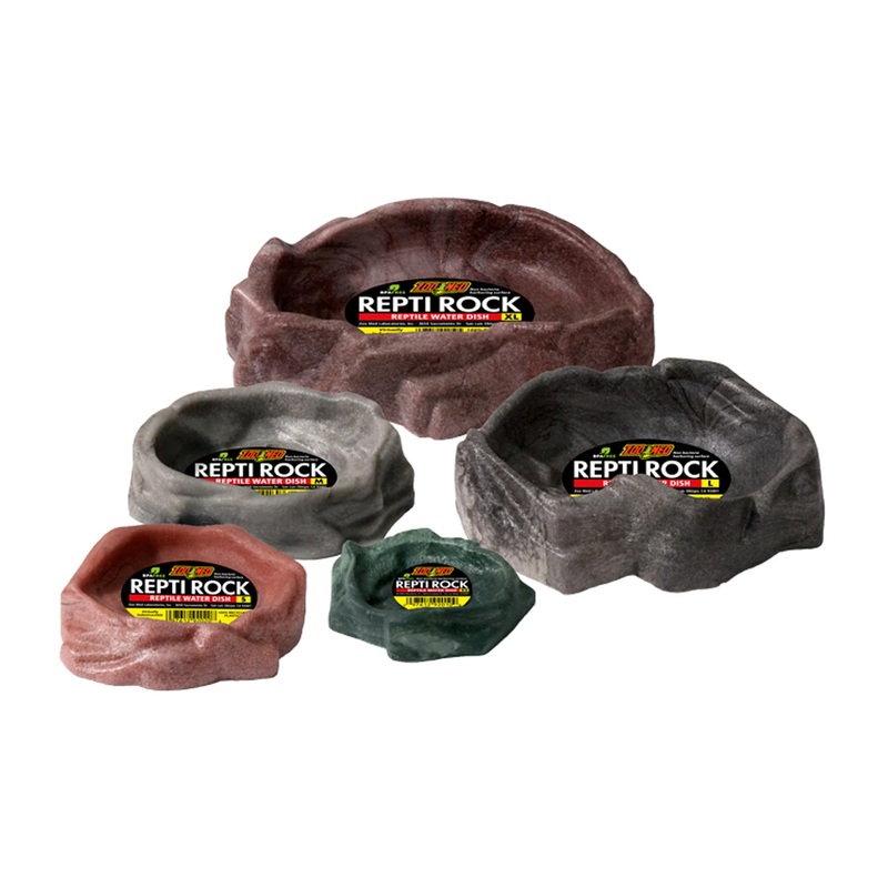 Zoo Med Repti Rock Water Dish Extra Small (4.5″x4″x1″)